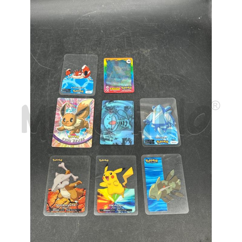 CARTE LAMINCARD TOPPS KELLOGS POKEMON PZ VARI | Mercatino dell'Usato Burolo 1