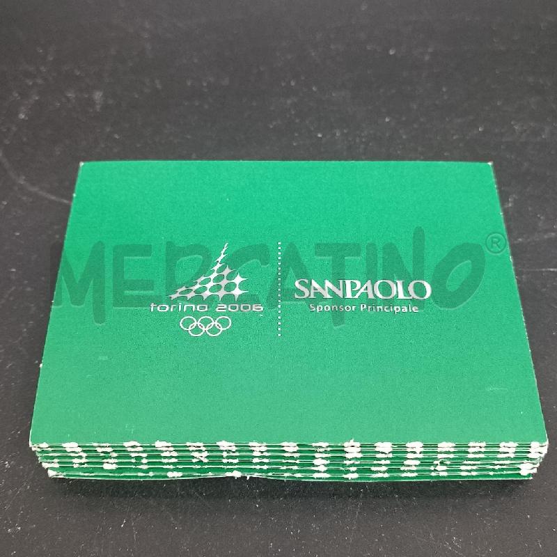 CARTE SANPAOLO PZ10 COMEMORATIVE OLIMPIADE 2006 TORINO | Mercatino dell'Usato Burolo 1