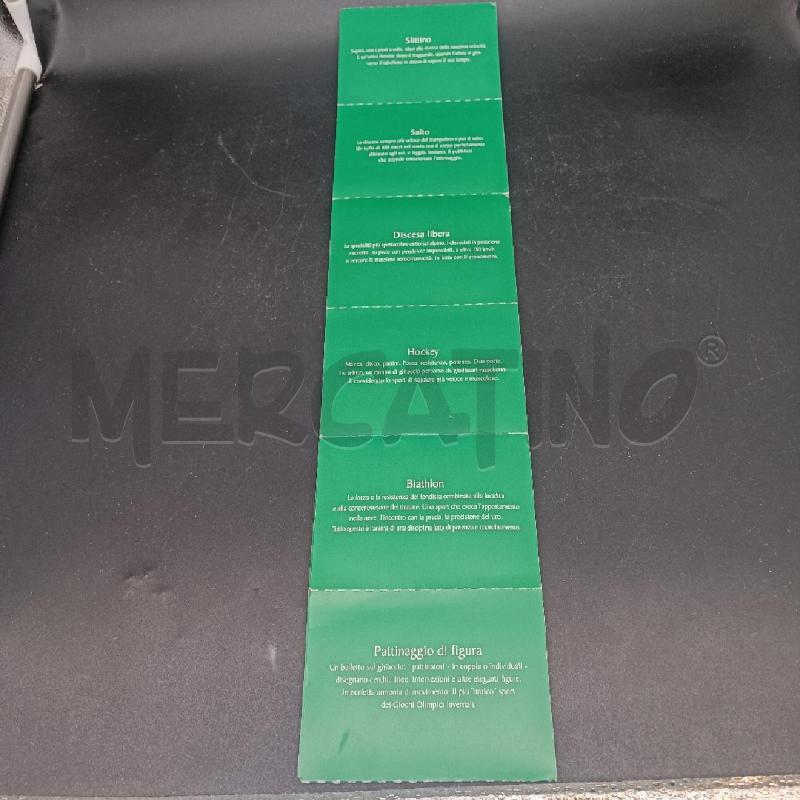 CARTE SANPAOLO PZ10 COMEMORATIVE OLIMPIADE 2006 TORINO | Mercatino dell'Usato Burolo 4