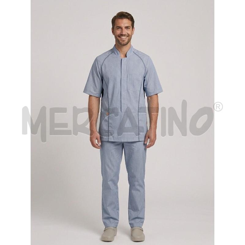 CASACCA RIGATA BLU UNISEX | Mercatino dell'Usato Burolo 1