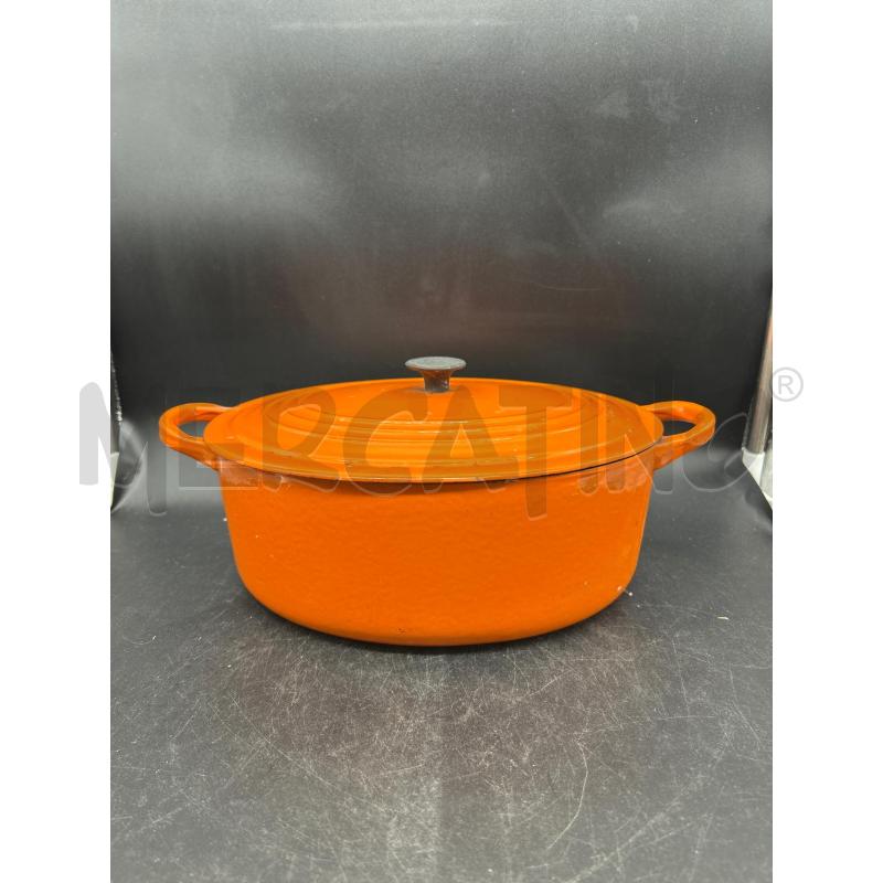 CASSERUOLA LE  CREUSET ARANCIONE | Mercatino dell'Usato Burolo 1