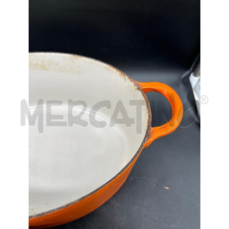 CASSERUOLA LE  CREUSET ARANCIONE | Mercatino dell'Usato Burolo 3