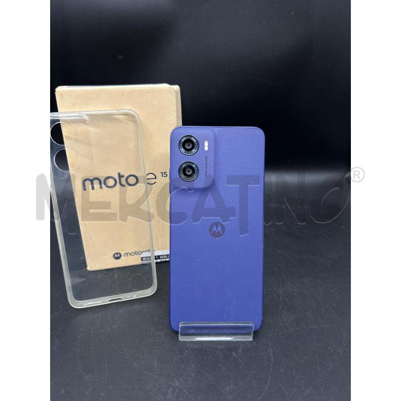 CELLULARE MOTO E15 VIOLA SENZA CARICATORE | Mercatino dell'Usato Burolo 2