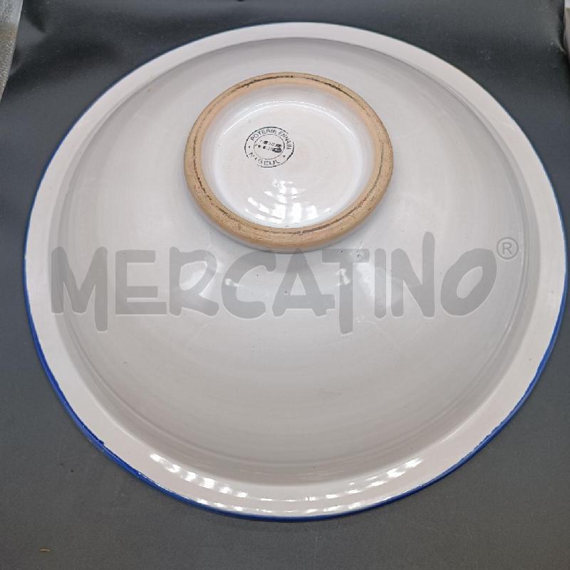 CENTROTAVOLA COTTO CERAMICA BIANCO BLU  | Mercatino dell'Usato Burolo 2