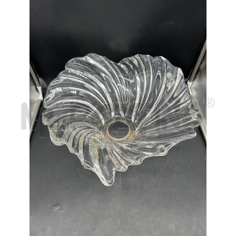 CENTROTAVOLA CRISTALLO BASE METALLO | Mercatino dell'Usato Burolo 2