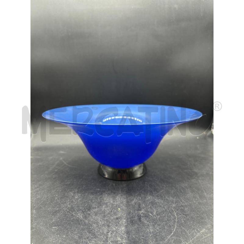 CENTROTAVOLA VETRO VENINI BLU D26CM | Mercatino dell'Usato Burolo 1
