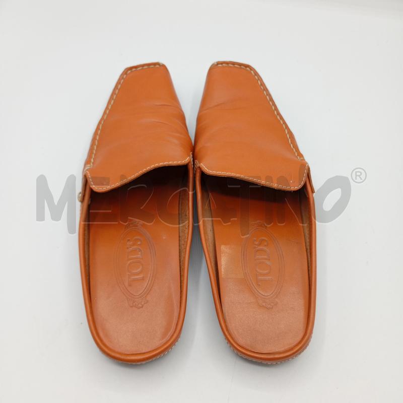 CIABATTE DONNA TOD'S CHIUSA ARANCIONE  | Mercatino dell'Usato Burolo 4