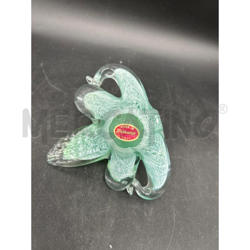 CIGNO VETRO MURANO VERDE | Mercatino dell'Usato Burolo 4