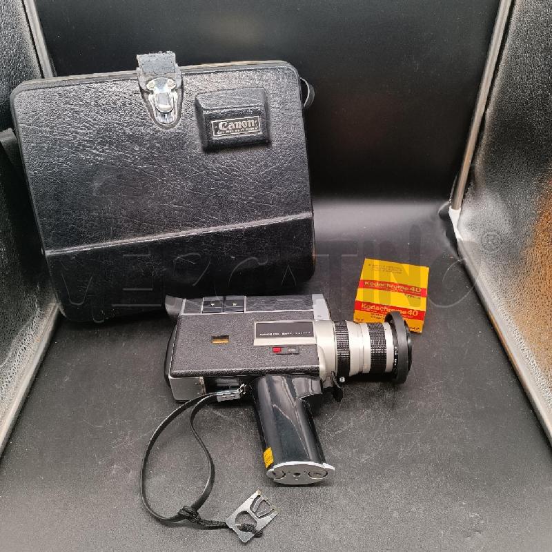 CINEPRESA CANON AUTO ZOOM 518+ VALIGGIA NERA | Mercatino dell'Usato Burolo 1