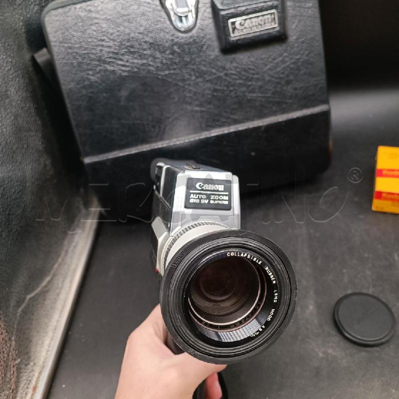 CINEPRESA CANON AUTO ZOOM 518+ VALIGGIA NERA | Mercatino dell'Usato Burolo 4