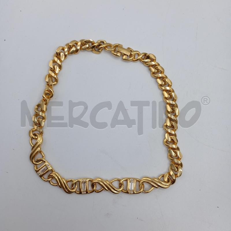 COLLANA SWAROVSKI IN METALLO DORATA | Mercatino dell'Usato Burolo 1