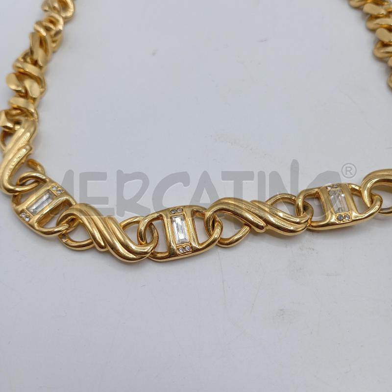 COLLANA SWAROVSKI IN METALLO DORATA | Mercatino dell'Usato Burolo 3