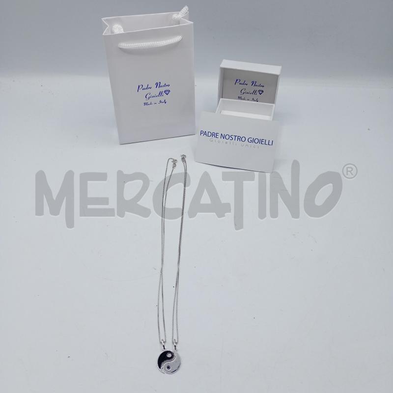 COLLANA YIN E YANG DIVISBILE PER COPPIA+SCATO | Mercatino dell'Usato Burolo 1