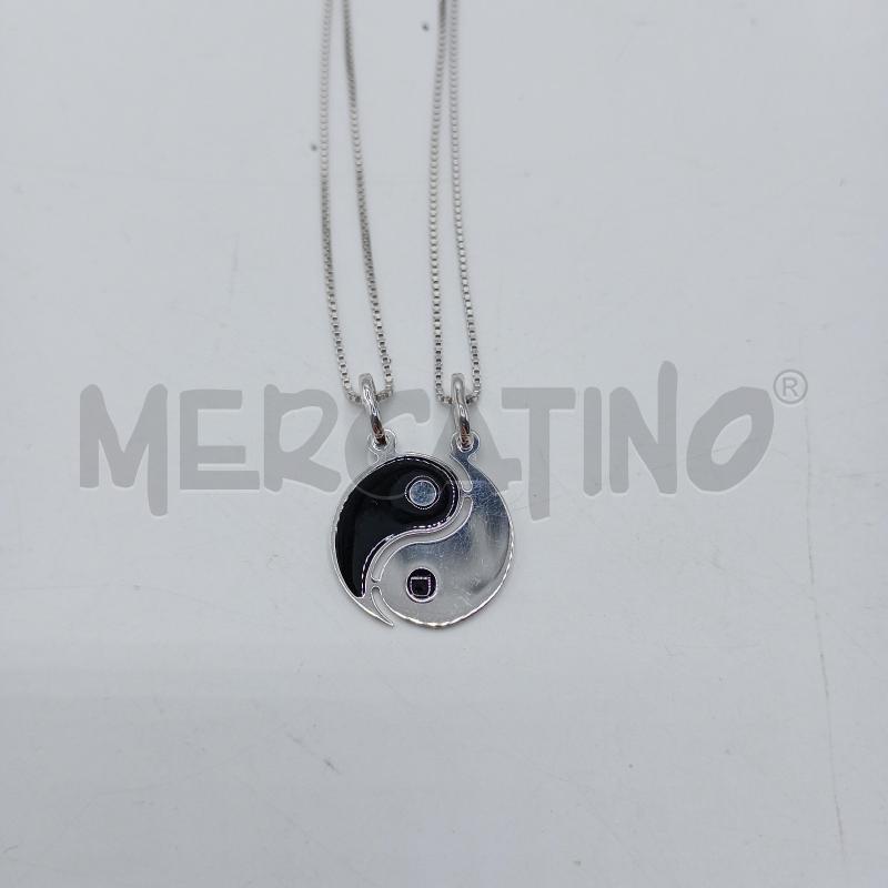COLLANA YIN E YANG DIVISBILE PER COPPIA+SCATO | Mercatino dell'Usato Burolo 2