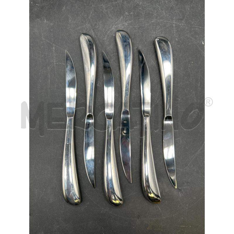 COLTELLI PZ. 6 AMC ACCIAIO | Mercatino dell'Usato Burolo 1