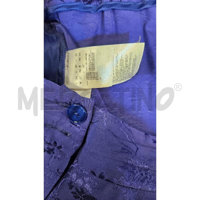 COMPLETO DONNA FIORELLA RUBINO BLU FIORI CINTURINO  | Mercatino dell'Usato Burolo 5