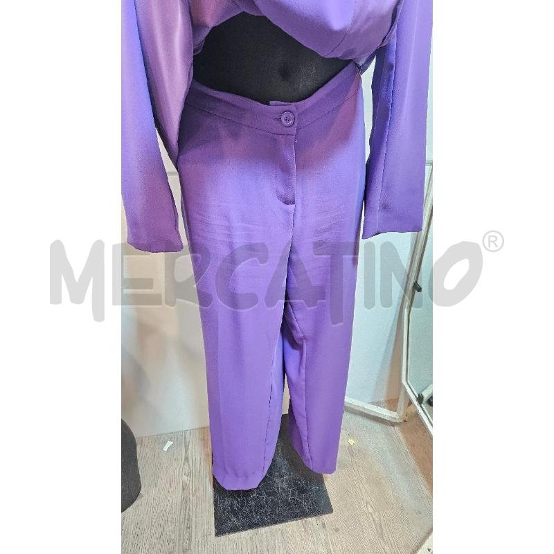 COMPLETO DONNA FIORELLA RUBINO VIOLA GLICINE | Mercatino dell'Usato Burolo 2