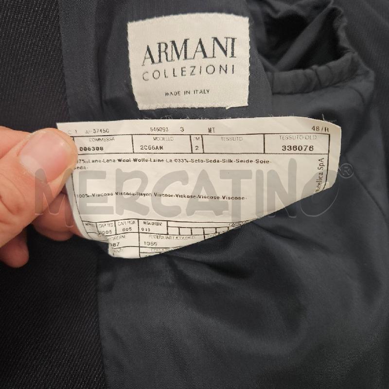 COMPLETO UOMO ARMANI BLU SCURO  | Mercatino dell'Usato Burolo 3