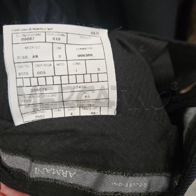 COMPLETO UOMO ARMANI BLU SCURO  | Mercatino dell'Usato Burolo 4