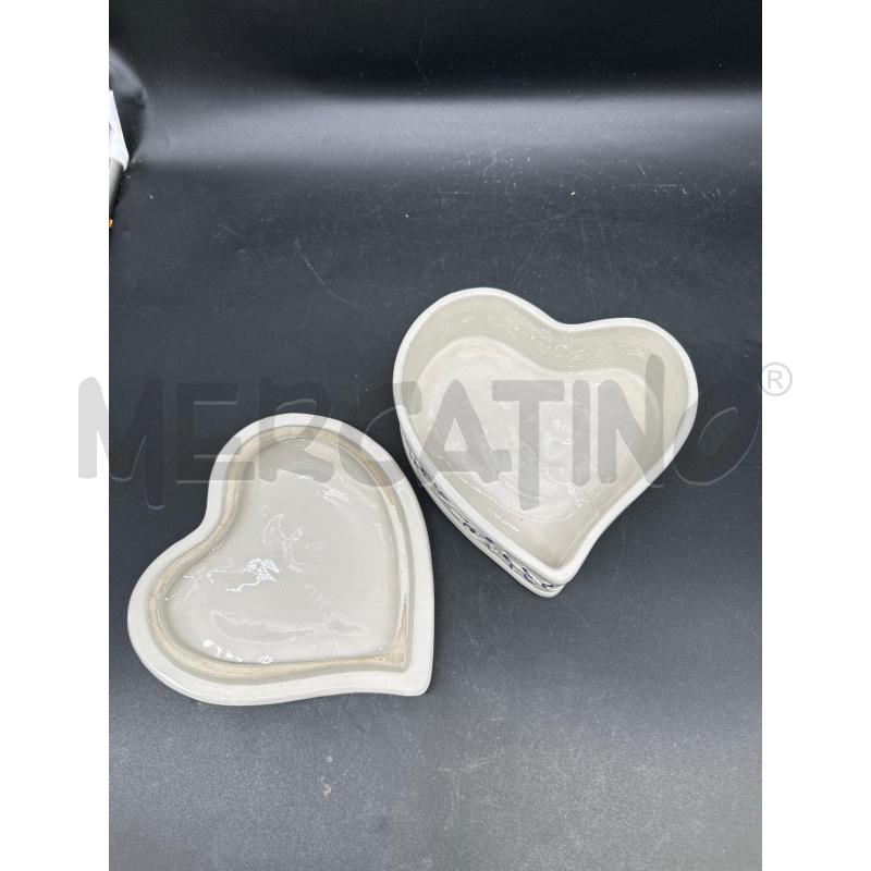 CONTENITORE CERAMICA BASSANO CUORE | Mercatino dell'Usato Burolo 2