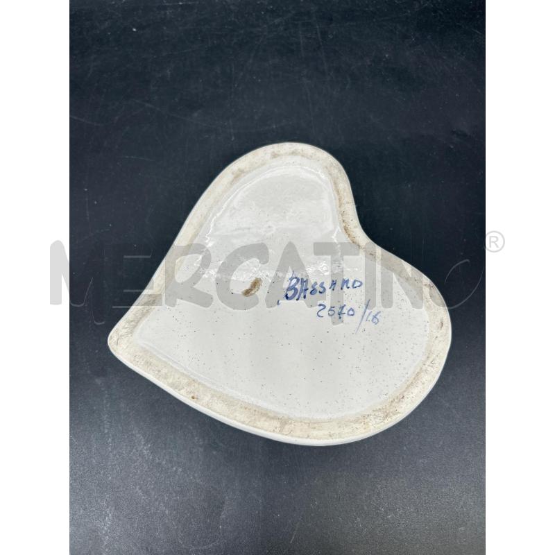 CONTENITORE CERAMICA BASSANO CUORE | Mercatino dell'Usato Burolo 3