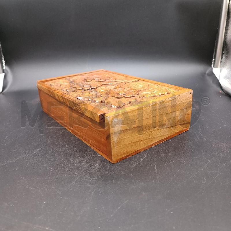 CONTENITORE LEGNO CON FIORI | Mercatino dell'Usato Burolo 3