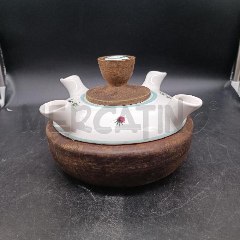 COPPA DELL'AMICIZIA LEGNO E CERAMICA | Mercatino dell'Usato Burolo 1