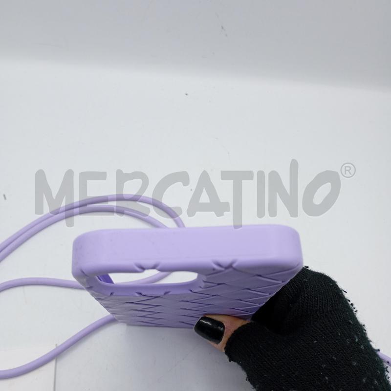 COVER IPHONE12 BOTTEGA VENETA VIOLA GLICINE | Mercatino dell'Usato Burolo 4