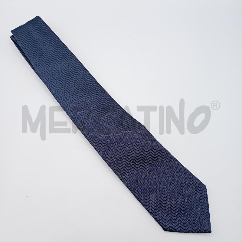 CRAVATTA ARMANI BLU SCURO  | Mercatino dell'Usato Burolo 1