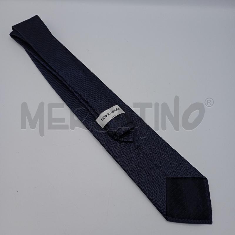 CRAVATTA ARMANI BLU SCURO  | Mercatino dell'Usato Burolo 2