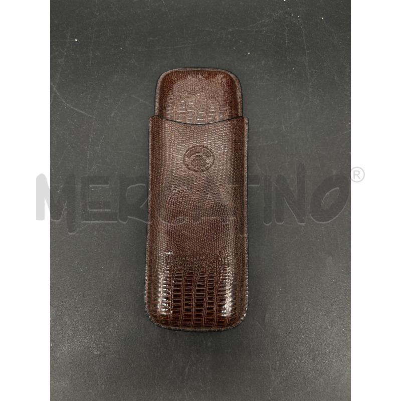 CUSTODIA SIGARI PELLE MARRONE | Mercatino dell'Usato Burolo 1
