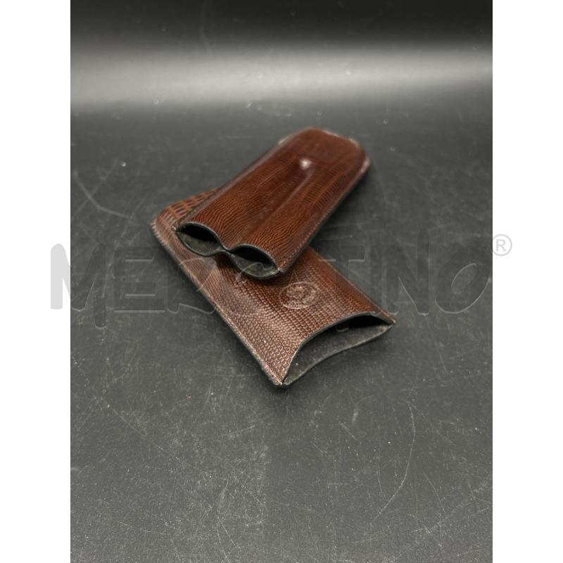 CUSTODIA SIGARI PELLE MARRONE | Mercatino dell'Usato Burolo 2