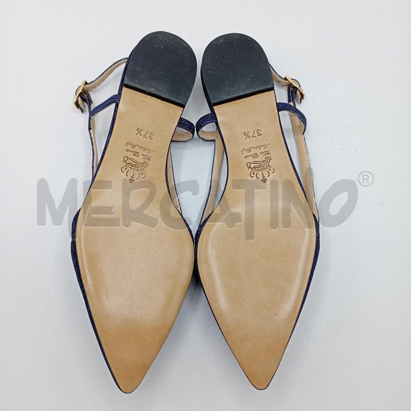 DECOLLETE BASSO L'ARIANNA BLU CANGIANTE STRASS | Mercatino dell'Usato Burolo 5