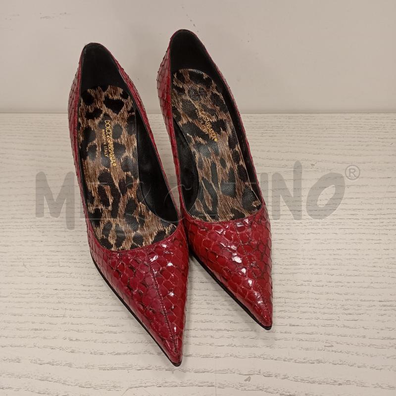 DECOLLETE DECOLLETE DOLCE E GABBANA BORDEAUX TACCO A SPILLO | Mercatino dell'Usato Burolo 1