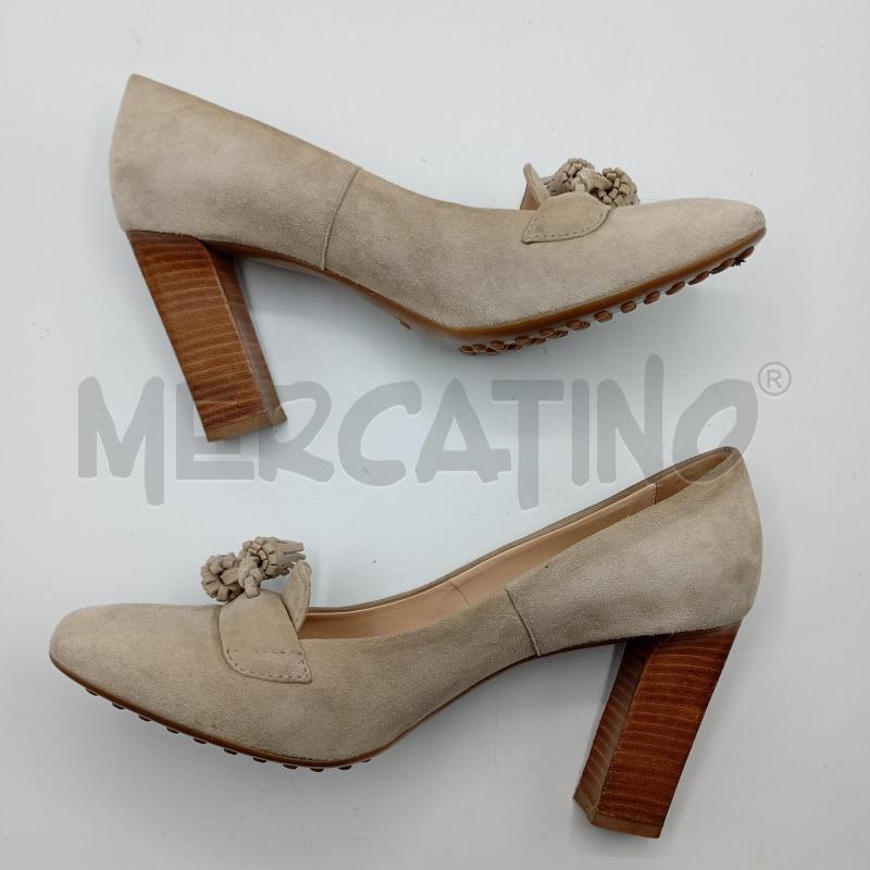 DECOLLETE TOD'S BEIGE FRANGETTE + SCAT | Mercatino dell'Usato Burolo 3