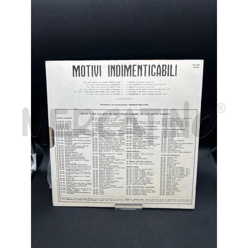 DISCO 33 MOTIVI INDIMENTICABILI | Mercatino dell'Usato Burolo 2