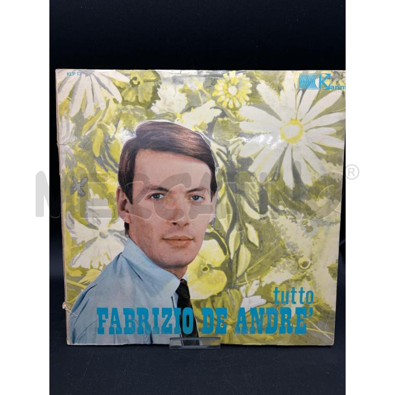 DISCO FABRIZIO DE ANDRE | Mercatino dell'Usato Burolo 1