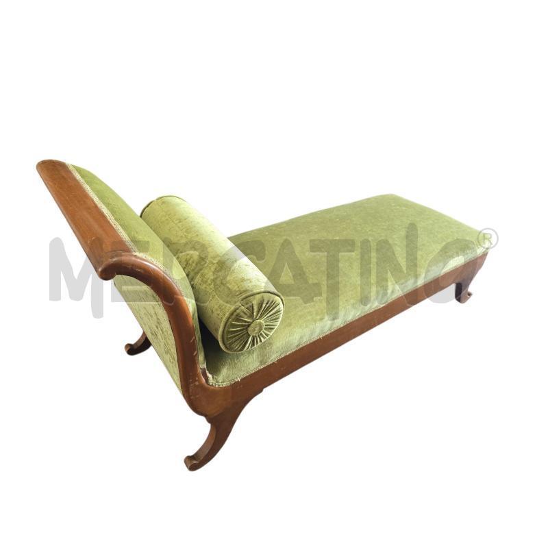 DIVANETTO TESSUTO VERDE | Mercatino dell'Usato Burolo 1