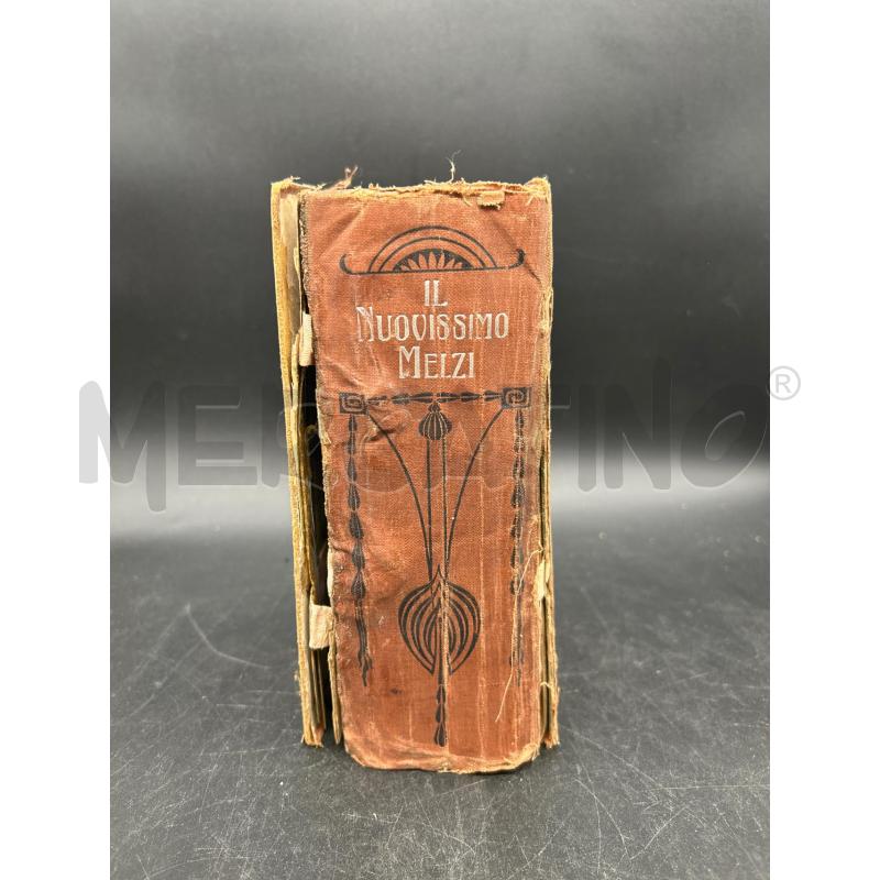 DIZIONARIO IL NUOVISSIMO MELZI 1913 | Mercatino dell'Usato Burolo 2