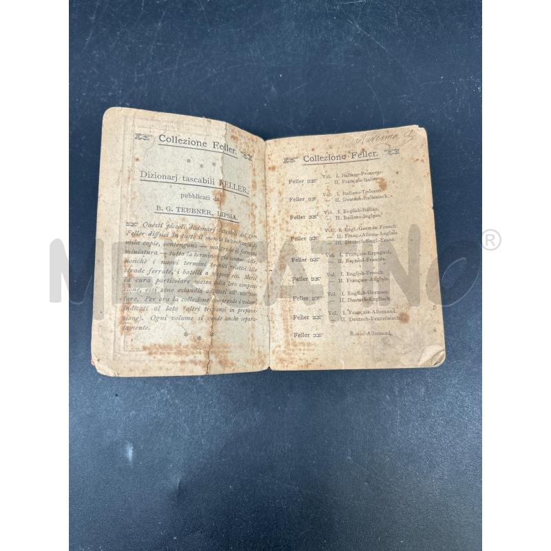 DIZIONARIO INGLESE ITALIANO 1895 | Mercatino dell'Usato Burolo 2