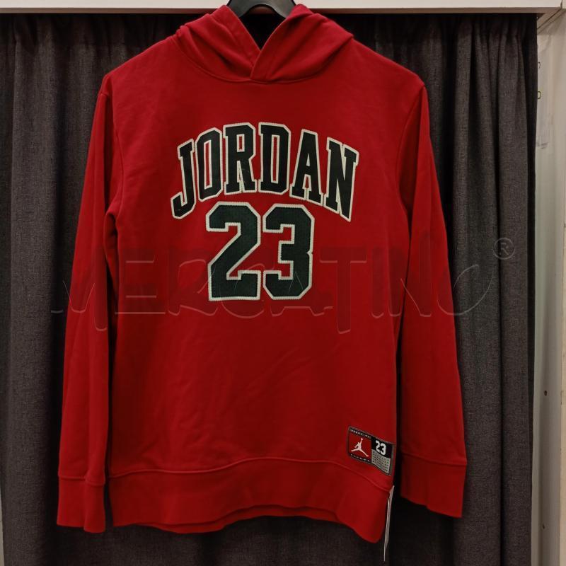 FELPA BAMBINO JORDAN ROSSO  | Mercatino dell'Usato Burolo 1