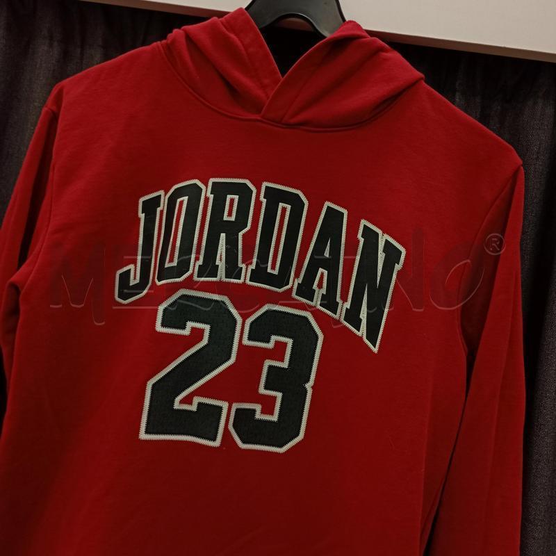 FELPA BAMBINO JORDAN ROSSO  | Mercatino dell'Usato Burolo 3