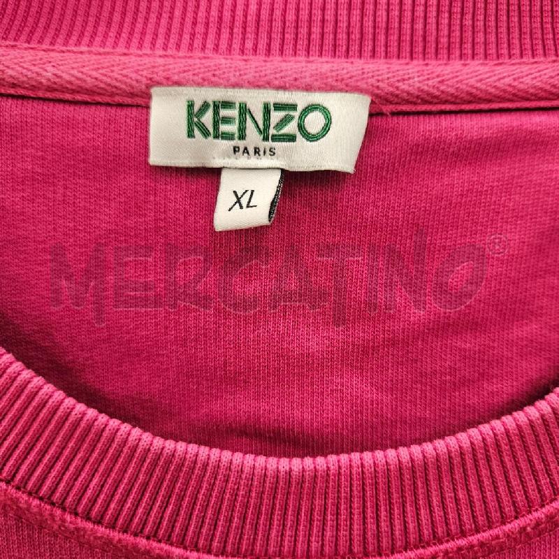 FELPA DONNA KENZO FUCSIA RICAMATA | Mercatino dell'Usato Burolo 3