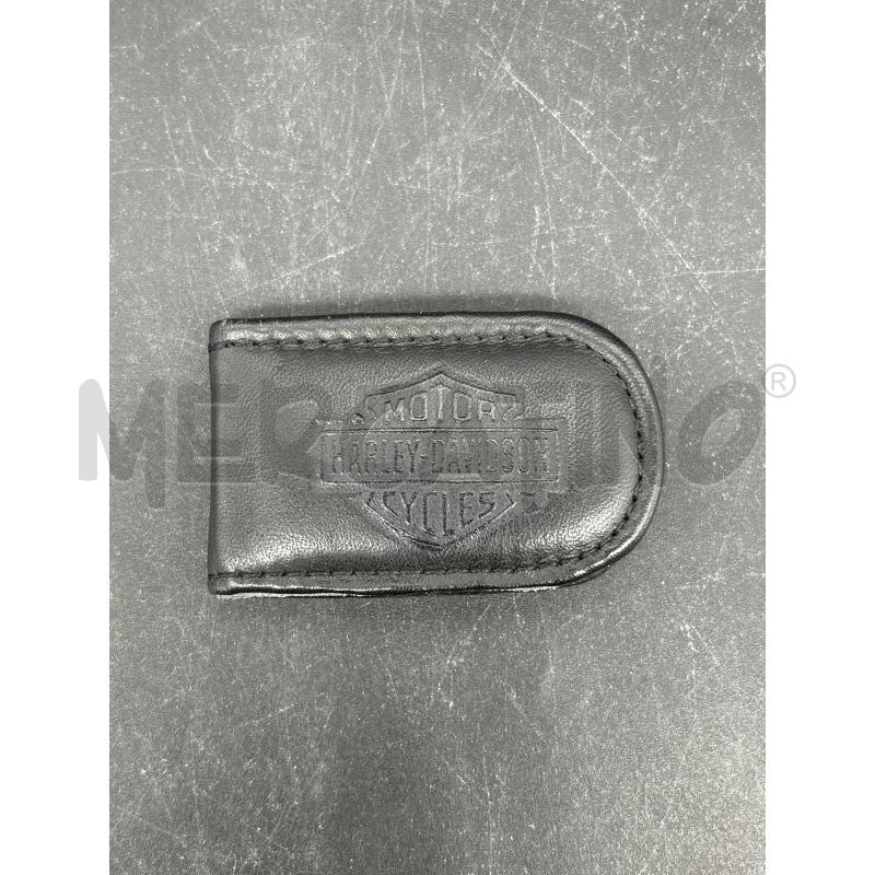 FERMA SOLDI PELLE NERA HARLEY DAVIDSON | Mercatino dell'Usato Burolo 1