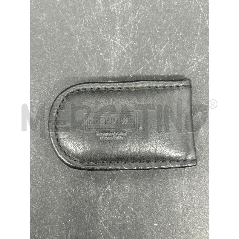 FERMA SOLDI PELLE NERA HARLEY DAVIDSON | Mercatino dell'Usato Burolo 2