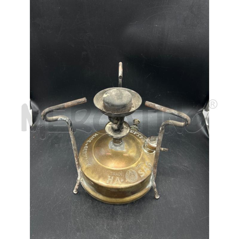 FORNELLINO A GAS VINTAGE BASE OTTONE | Mercatino dell'Usato Burolo 1