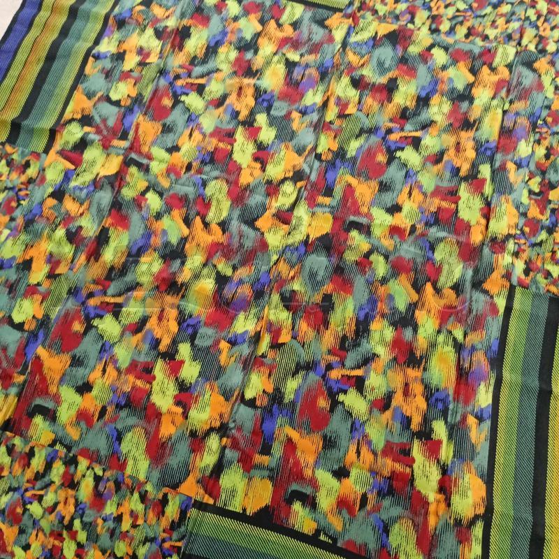 FOULARD MISSONI NERO VERDE BLU SETA | Mercatino dell'Usato Burolo 3