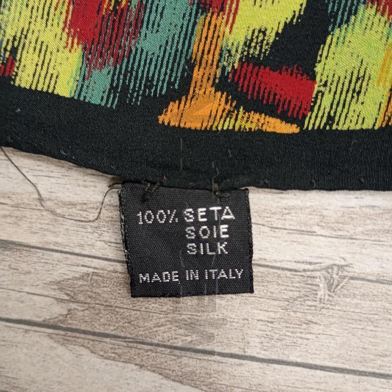 FOULARD MISSONI NERO VERDE BLU SETA | Mercatino dell'Usato Burolo 4
