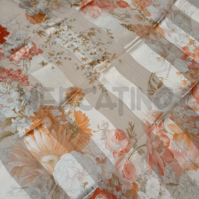 FOULARD VALENTINO ROSA FIORI | Mercatino dell'Usato Burolo 3