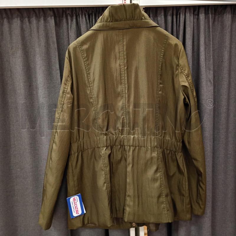 GIACCA A VENTO DONNA BELLINA VERDONE SATIN  | Mercatino dell'Usato Burolo 2